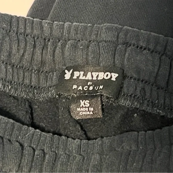 Playboy by PACSUN Women’s Black Joggers - Picture 3 of 5